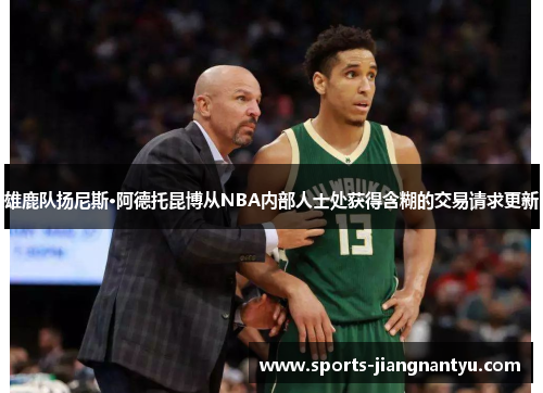 雄鹿队扬尼斯·阿德托昆博从NBA内部人士处获得含糊的交易请求更新